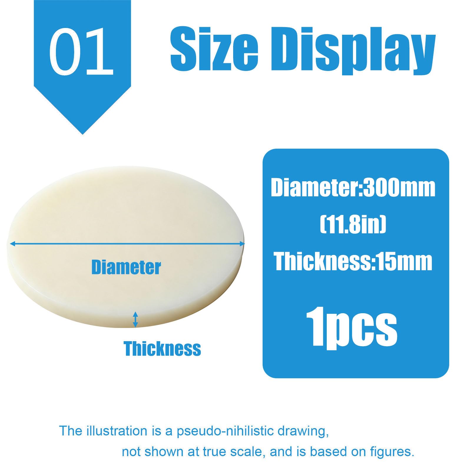 Fogli di Plastica ABS Lastra di Plastica ABS Beige Girare 30Cm