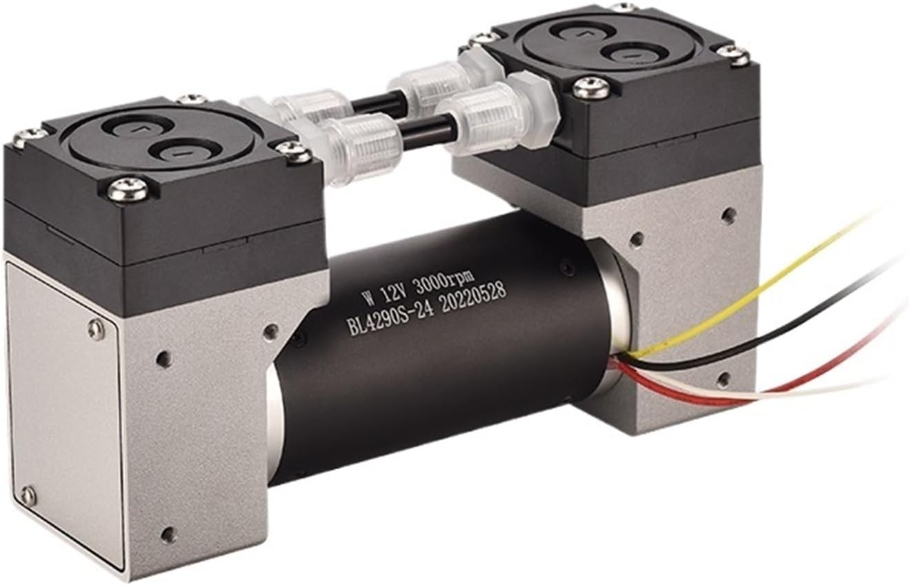 1pc 15LPM -96Kpa Micro Vacuum Pump 12V/24V Diaphragm Air-liquid Mixing Pump Oil Free Corrosion Preventive(DG7BL1296-2 FKM)