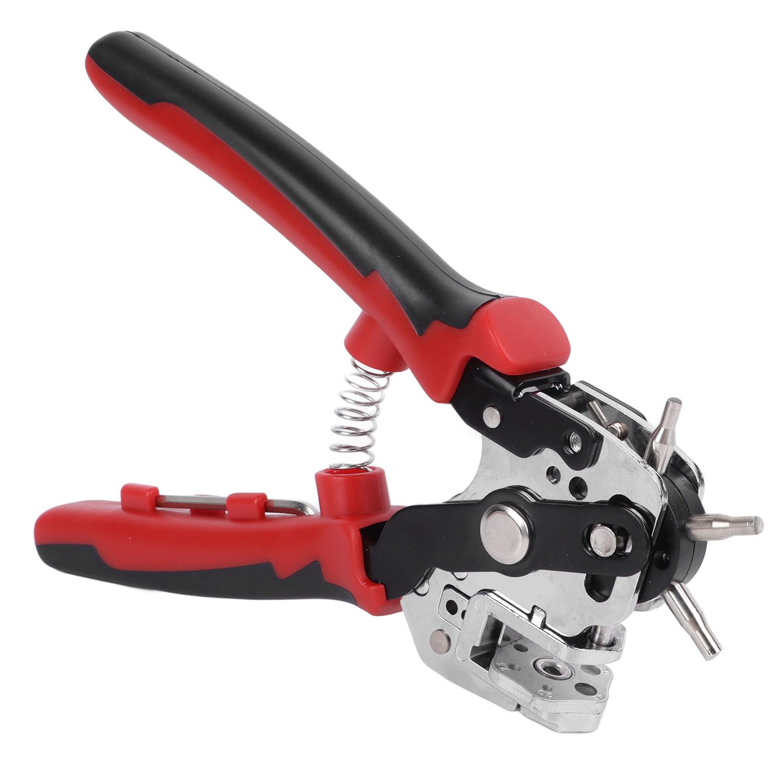 TOOLSGO Leather Hole Puncher Heavy Duty Punch Plier for Belts Watch Bands Handbag Straps Fabric DIY Home Craft Projects Multi Hole Sizes Make