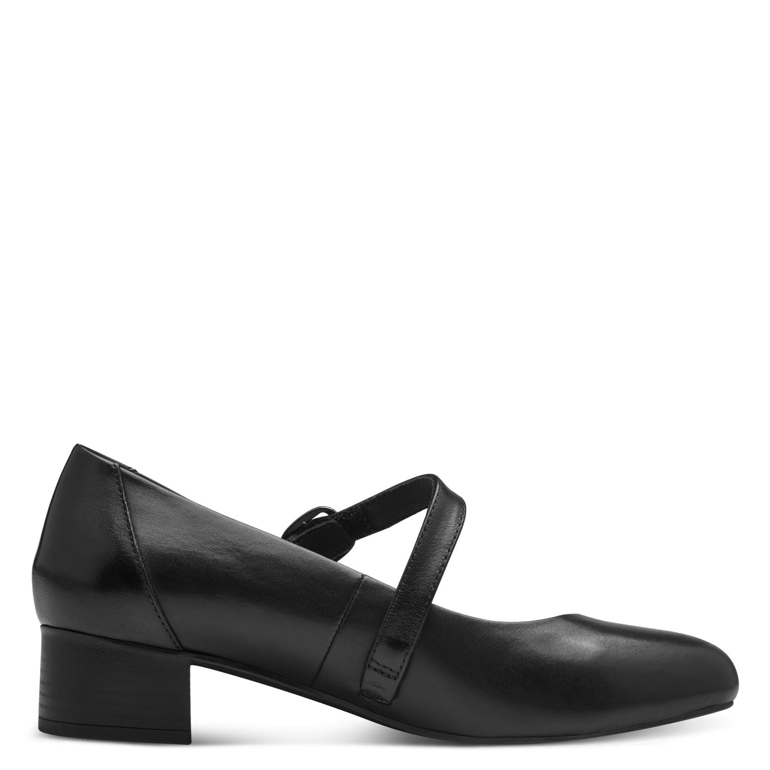 Tamaris Comfort Damen Pumps mit Riemen aus Leder mit Klettverschluss