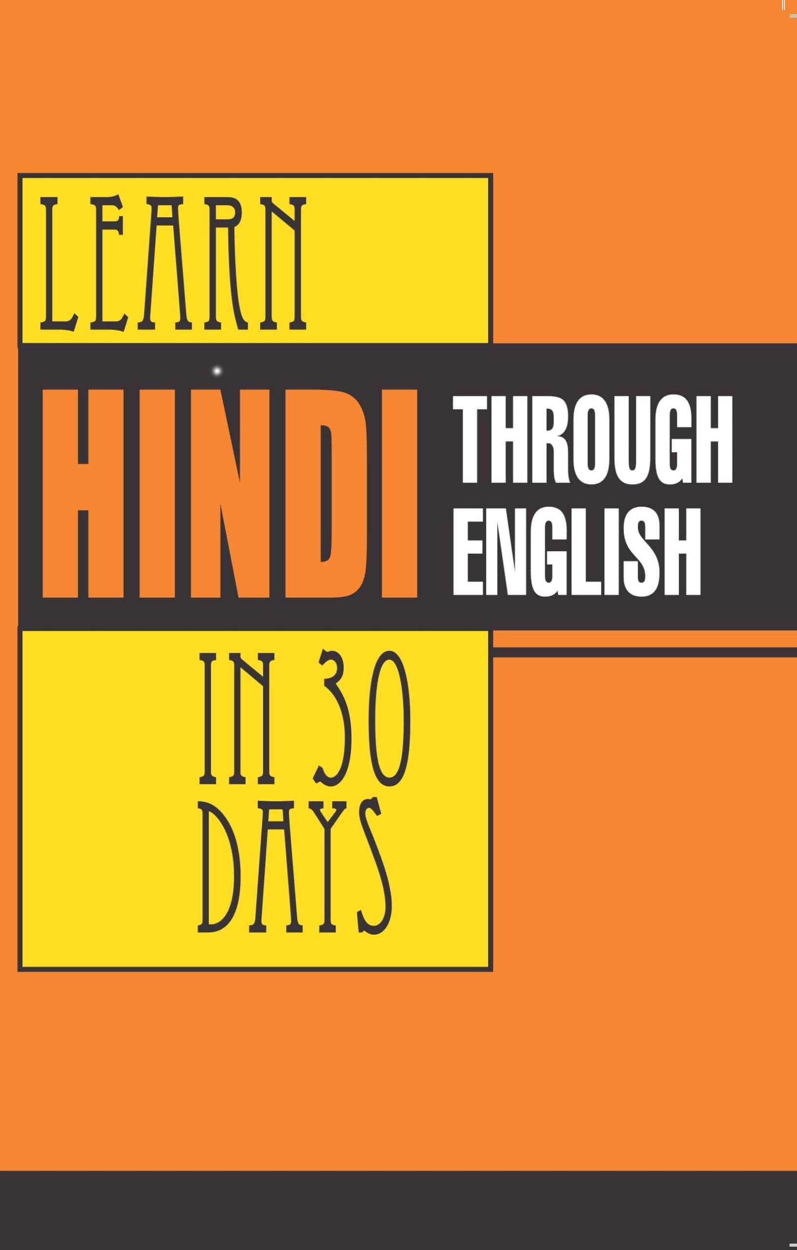 Learn Hindi In 30 Days Through English