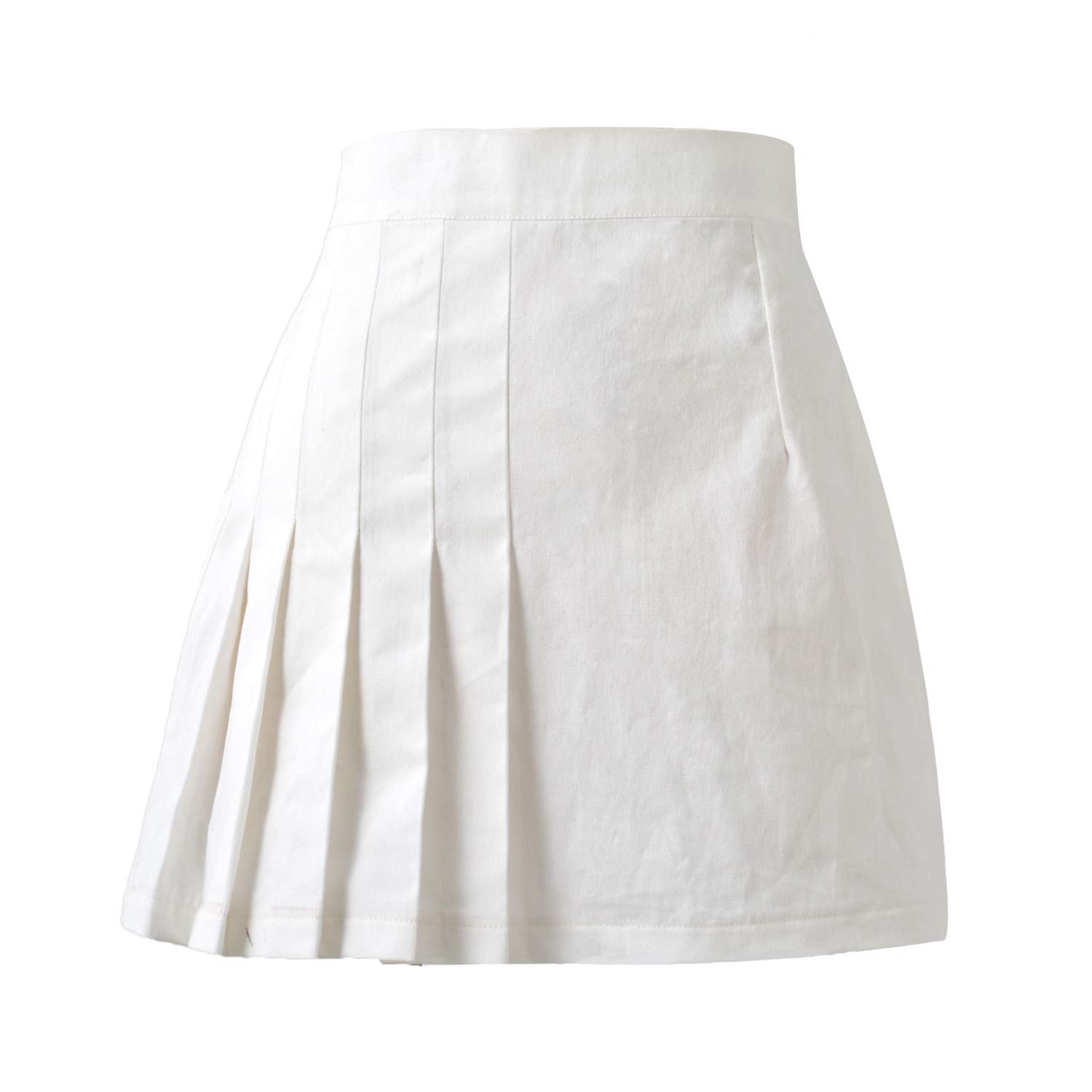BGBISNLZ Modern School College Teen Girls High Waist Pleated Skirt