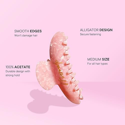 Miniatura 6 de Mermade Hair The 90s - Pinzas de garra, pinzas para el cabello para mujer, accesorios para el cabello grueso, fino, rizado y liso, clip de garra