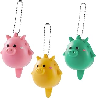 3 PCS Adorable Bottle Opener – Easy Twist-Off Plastic Bottle Opening & Soda Can Opener for Weak Hands,Piggy Shaped Multi Function Keychain