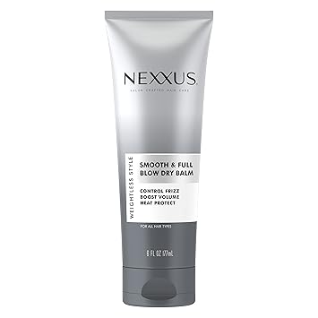 Amazon.com : Nexxus Smooth & Full Blow Dry Balm Weightless Style Frizz