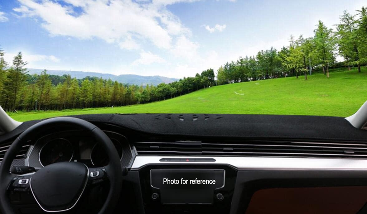 Black Car Tray Dashboard Cover Car Dash Pad Car Dashboard Pretection Mat Dash Pretector for Jeep Compass 2011 2012 2013 2014 2015 2016