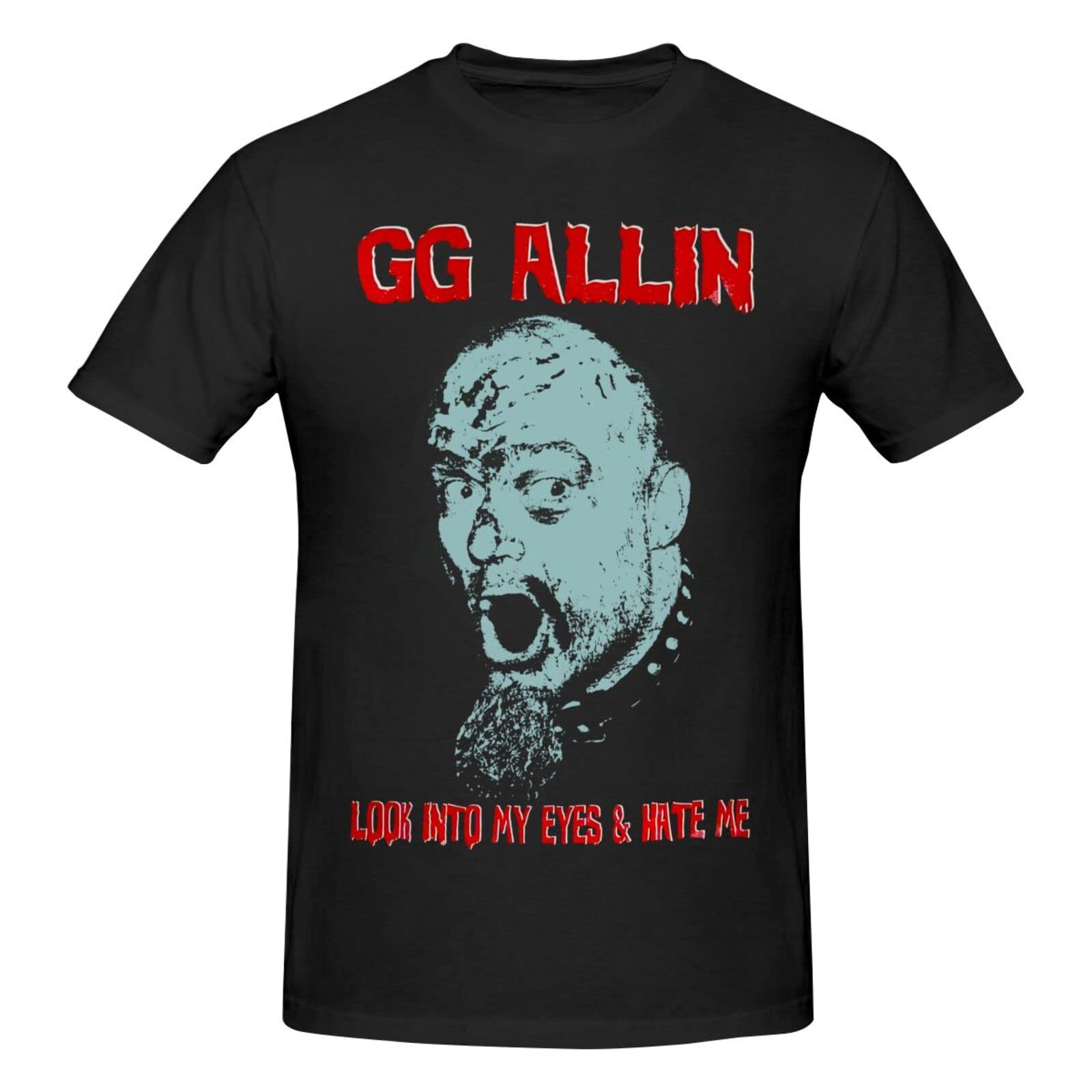 Ppsoap Gg Music allin t-Shirts Shirt Men's Summer Casual Cotton Short Sleeve Crew Neck Unisex tees Black