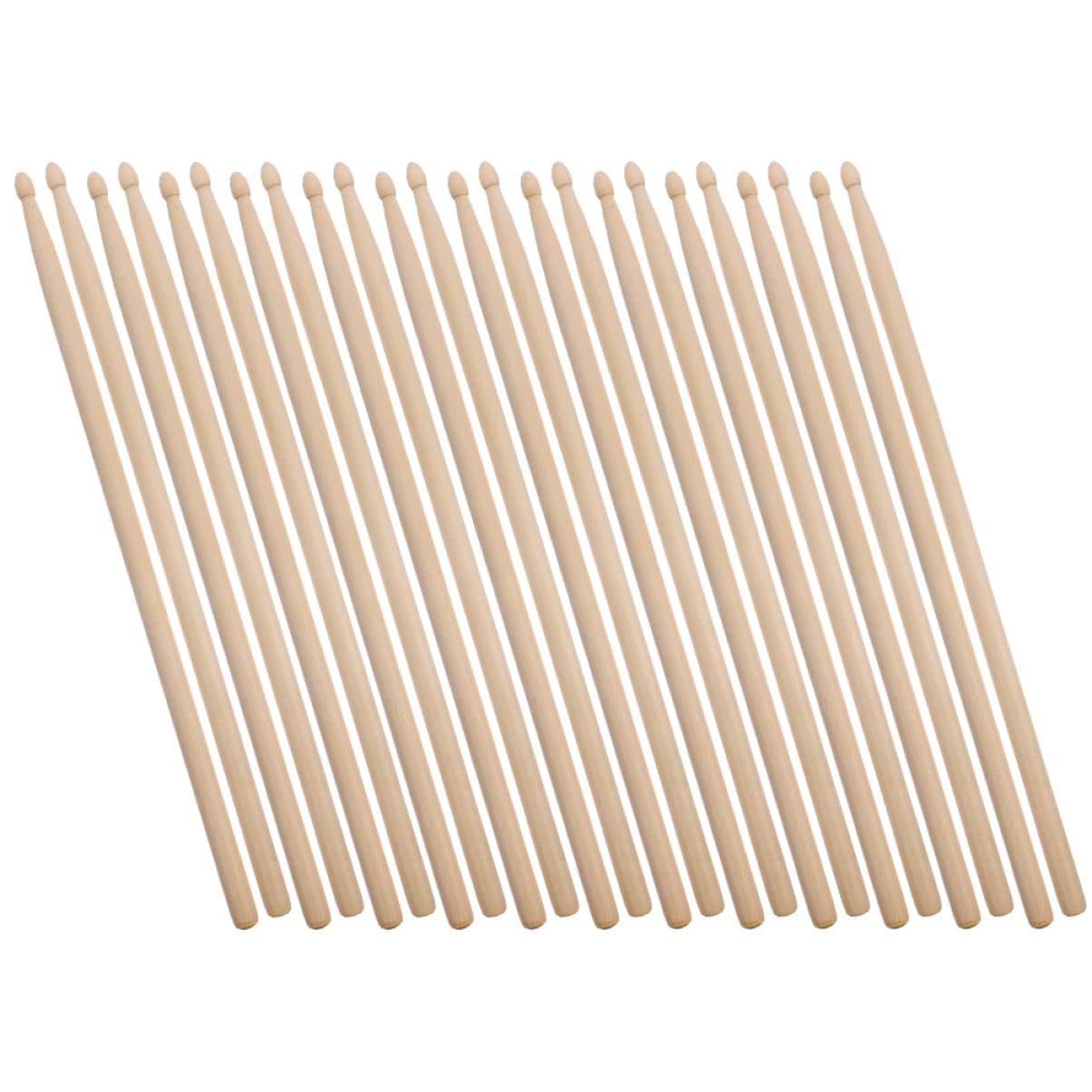 ERINGOGO 12 Pares Baquetas de Madera para Batería Equilibrio Ergonómico y Agarre Cómodo Palillos Versátiles para Jazz Rock y Percusión Adecuados para Estudiantes y Profesionales