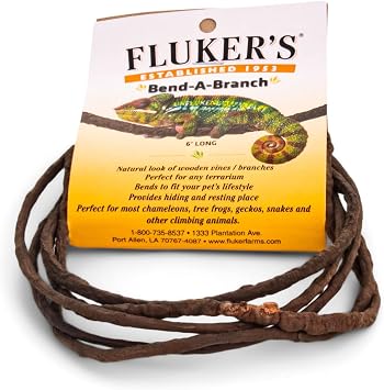 Flukers Small Animal Bend-A-Branch Pet Habitat Decor 6" Long