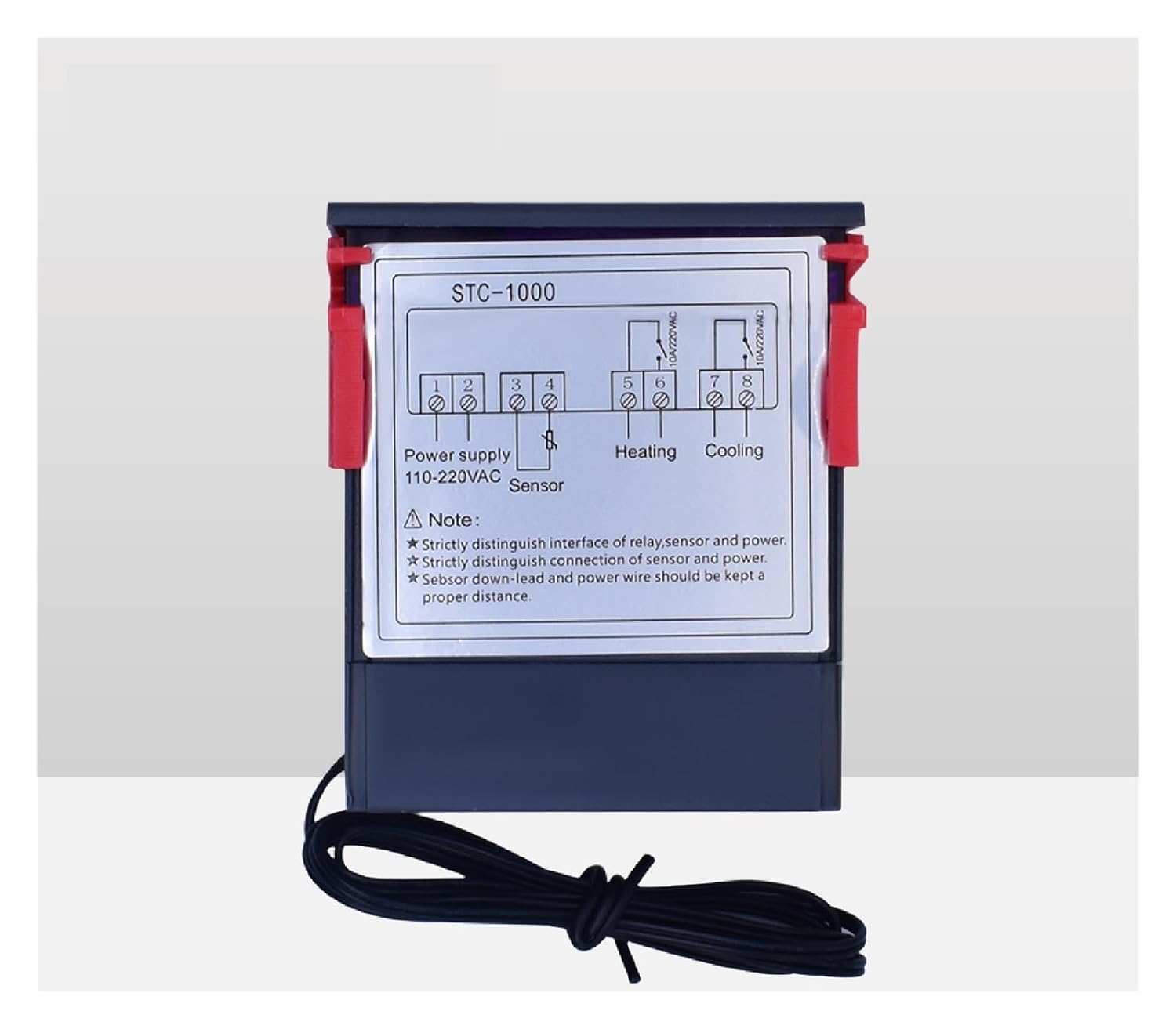 Digital Thermostat Controller 12V/24V/220V Microcomputer Relay | Thermostat(STC-3000 110-220VAC)