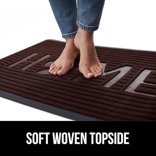 Miniatura 7 de Gorilla Grip WeatherMax - Tapete para todas las estaciones 100% impermeable, 23 x 35 pulgadas, goma natural, resistente a manchas y decoloración