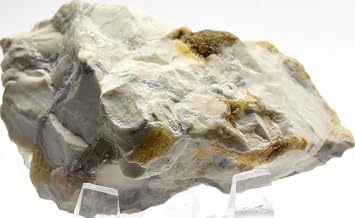 3.1" 90g White King Cobra Jasper Rough Natural Chacledony w/Quartz Inclusions Gemstone Crystal Mineral Raw Specimen - India