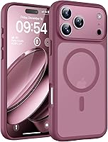 Vista 54 de TOCOL Funda magnética 3 en 1 para iPhone 14 Pro, mejorada [protección completa de cámara] con 2 protectores de pantalla, funda de grado militar