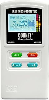 EMRSS Cornet ED88TPlus 5G Latest Version Trimode Meter: RF/LF Electrosmog Field Strength Power Meter with Built-in Gauss Meter, Electric Field Meter and Frequency Display