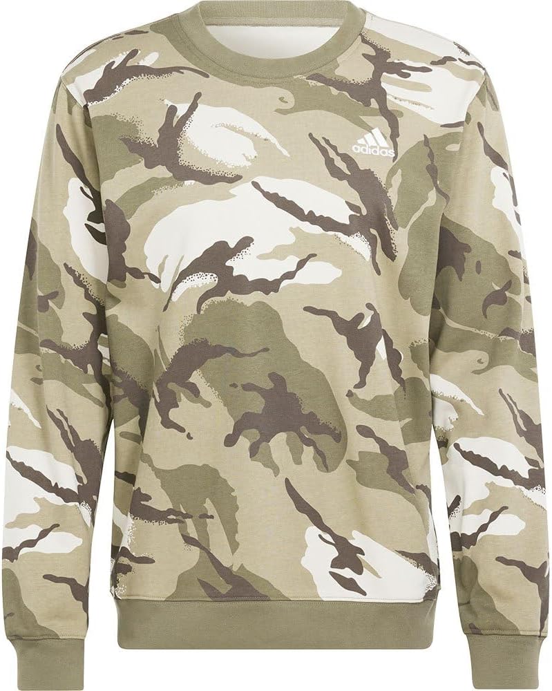 adidas Seasonal Essentials Camouflage Sweatshirt Men's Tracksuit Top