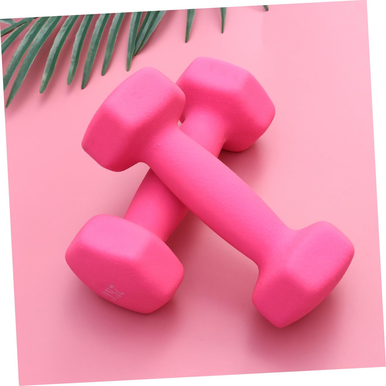 BESPORTBLE Par campana recubierto de vinilo campanas tontas forma hexagonal mancuerna de fitness dama pesas mancuernas barra con pesas mujeres con pesas yoga mancuerna pequeña hombre