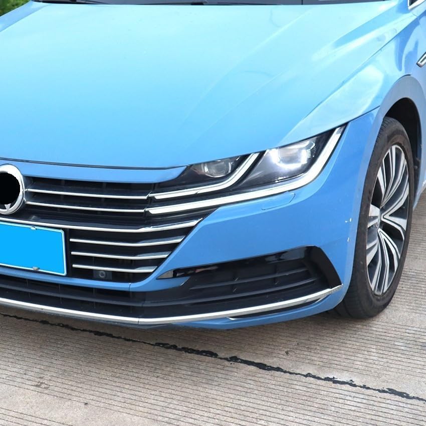 Spoiler canards de pare-chocs avant pour VW Arteon CC R-Line 17-21 finition style carbone
