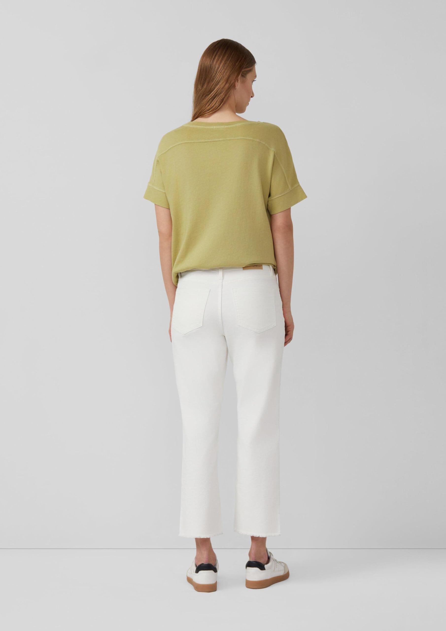 s.Oliver Damen Cropped Jeans, Straight Leg Cropped Jeans Karolin/Regular Fit/Mid Rise/Straight Leg