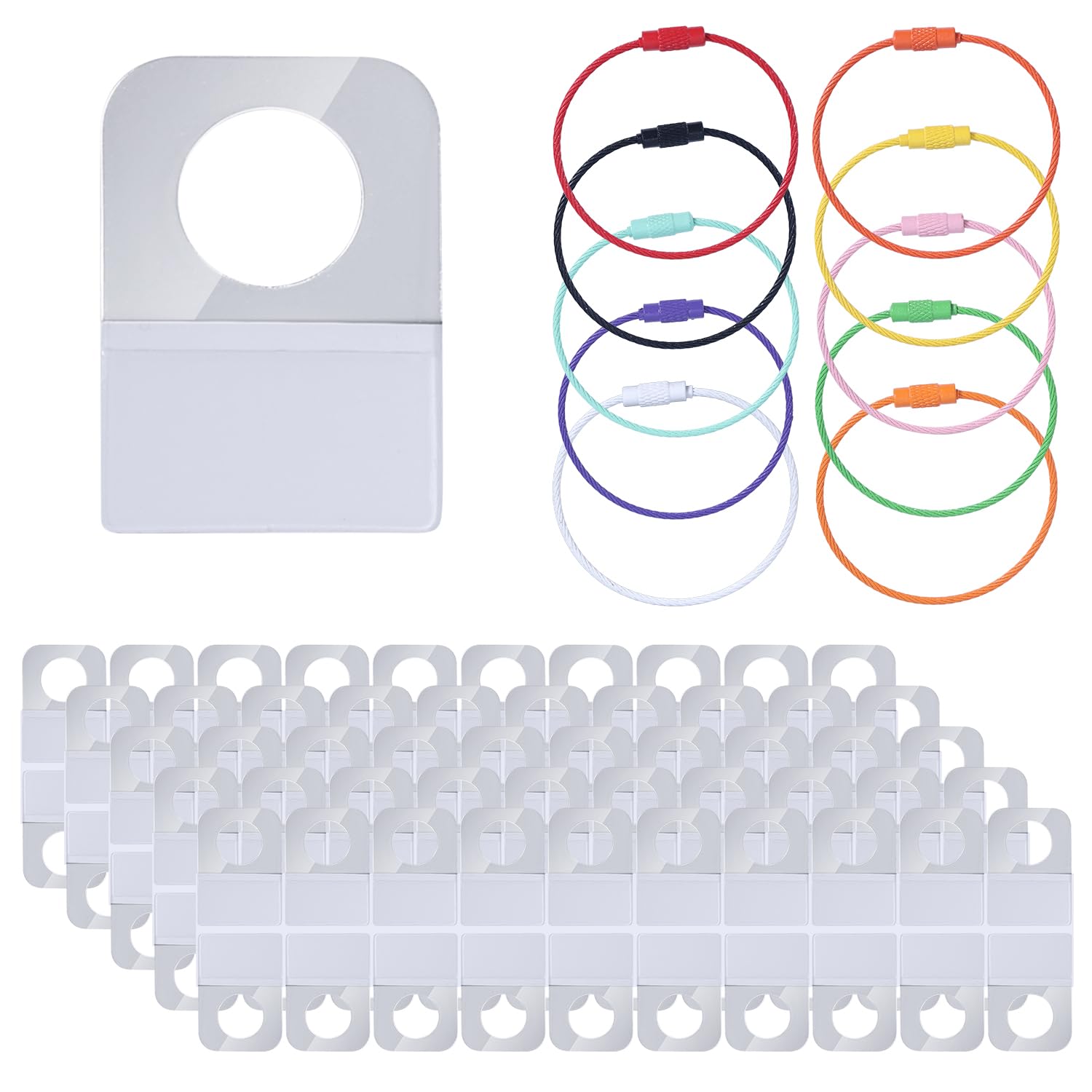 Yoto Player Accessories Yoto Organizer With 200 Self-Adhesive Labels & 10  Colorful Rings - Binder Card Sleeves System Card Holder