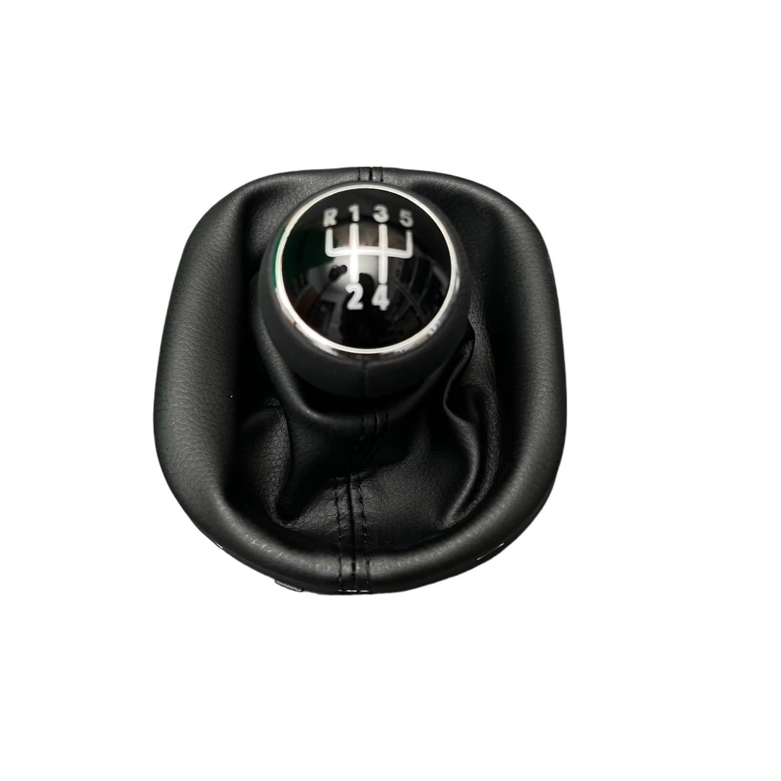 MWBDSZJQVX Gear Shift Knob for Caddy MK2 2004-2009 5/6 Speed Manual Gear Shift Knob with PU Leather Gaiter Boot Cover(5 Speed)