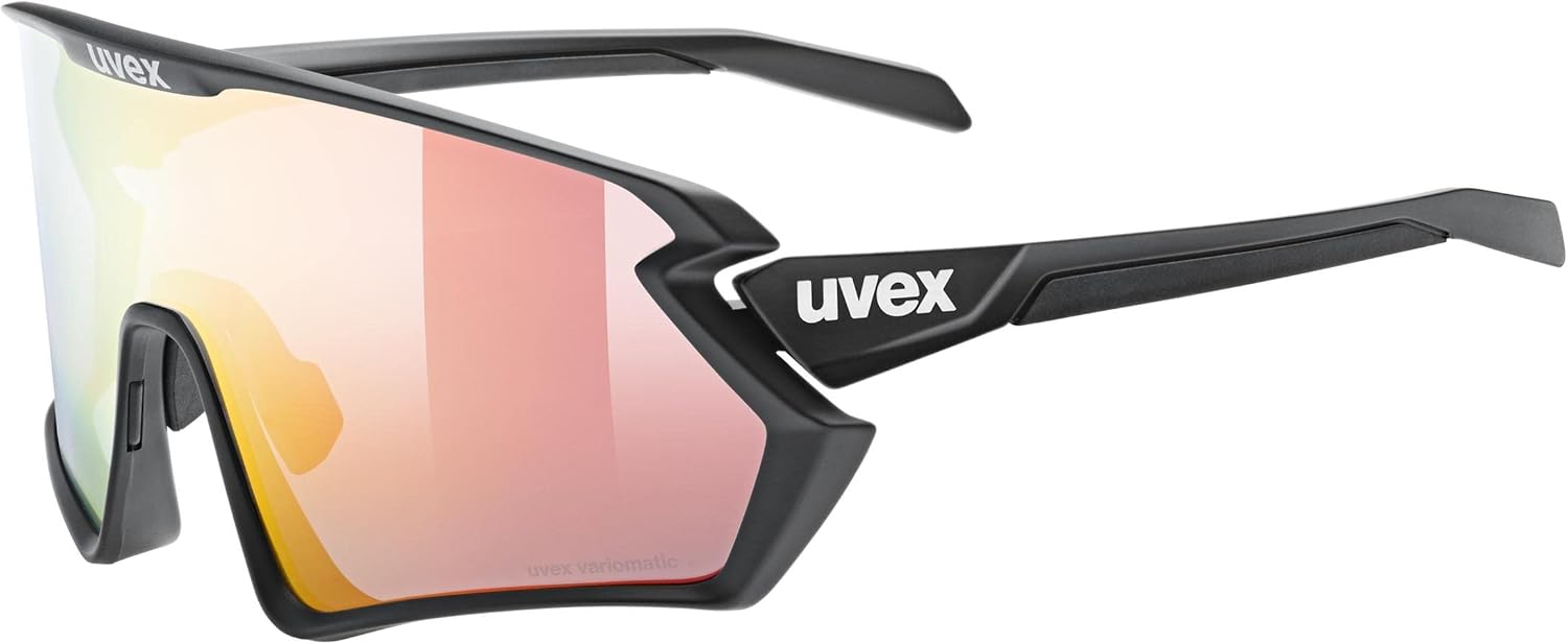 uvex photochromic sports sunglasses for cycling/running with UV protection, for women & men, sportstyle 231 2.0 V
