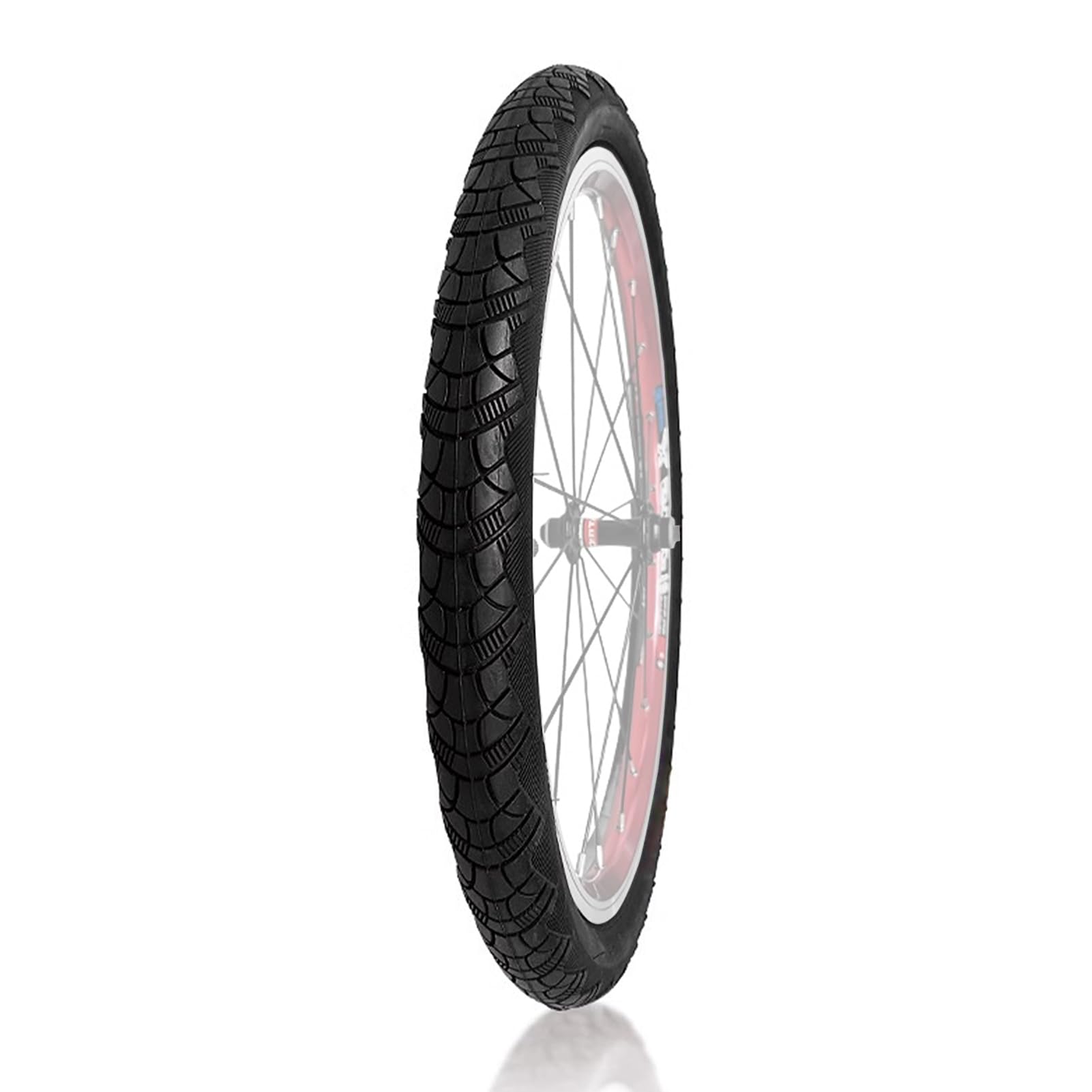 Folding Bike Tyres 20" x 1.75/1.50", Non-slip Puncture Resistant 60 TPI Replacement Bicycle Tire Compatible with BMX, E-bike