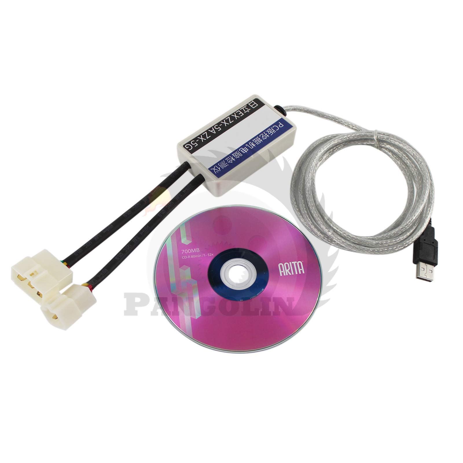 【CD】Pieces / Same PANGOLIN PC Diagnostic Tool CD Software with Cable for Hitachi EX