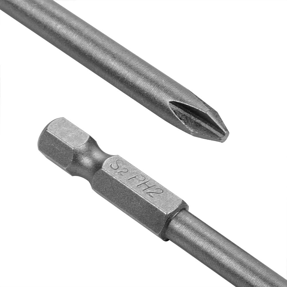 Rocaris 8 Pack 3 Inch Magnetic Long Hex Cross Phillips Screw Head Screwdriver Bits Electric Screwdriver Set - - 