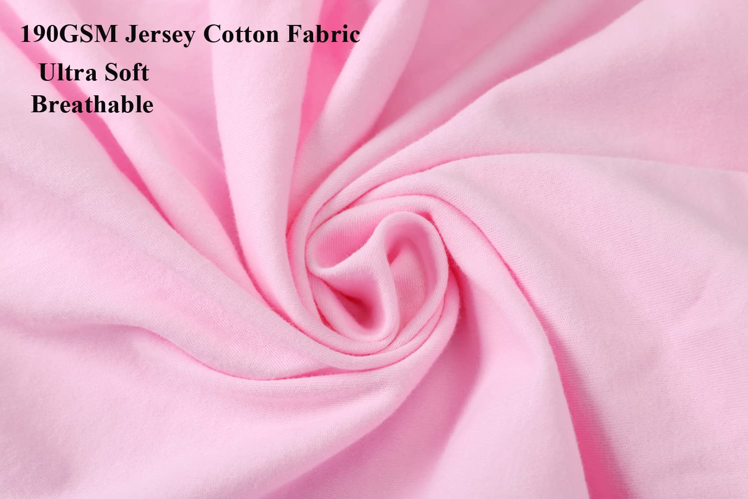 Sábanas para moisés UPPAbaby, paquete de 2 sábanas bajeras, 100% algodón de punto jersey, 190 g/m², ultrasuave, transpirable, floral y rosa