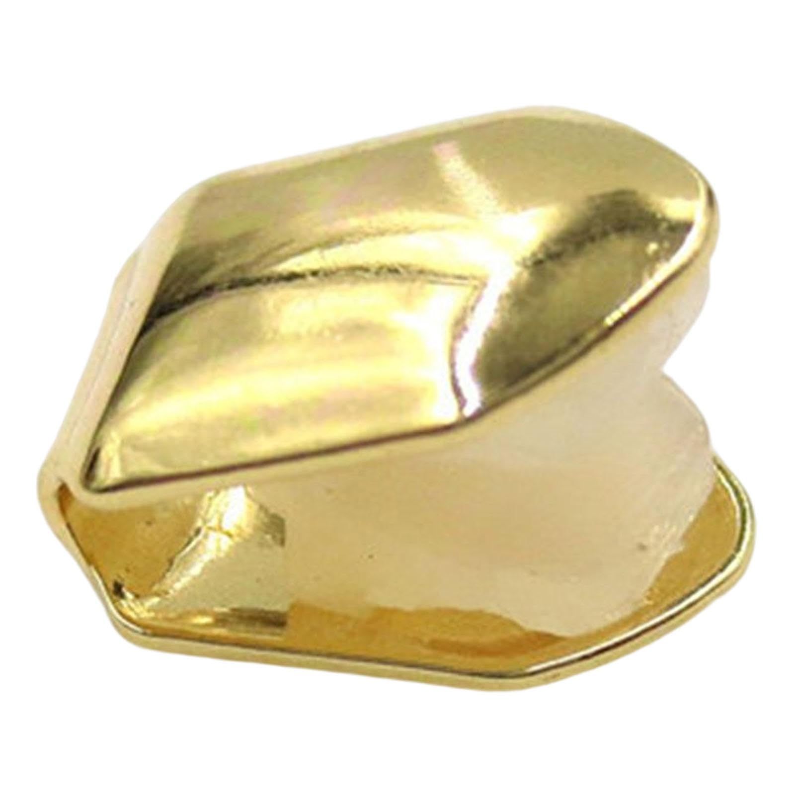 Hip Hop Braces Single Teeth Caps for Teeth Mouth Fancy Dress Daily Use Gold|1 x Single Tooth CAPs| Oral Care| Oral Care| Oral Care|Health & Beauty-image-21