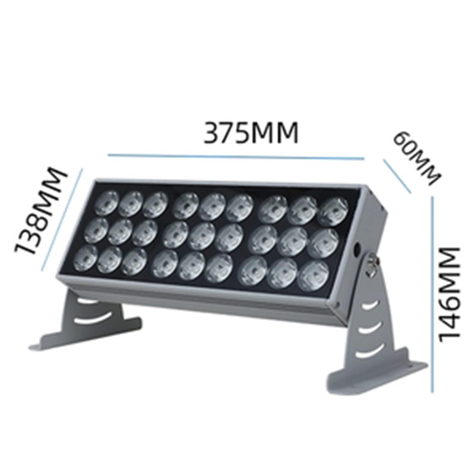 Strahler, 110-230 V LED-Fernscheinwerfer, Wandfluter for Außengebäude(Warm White,81W)