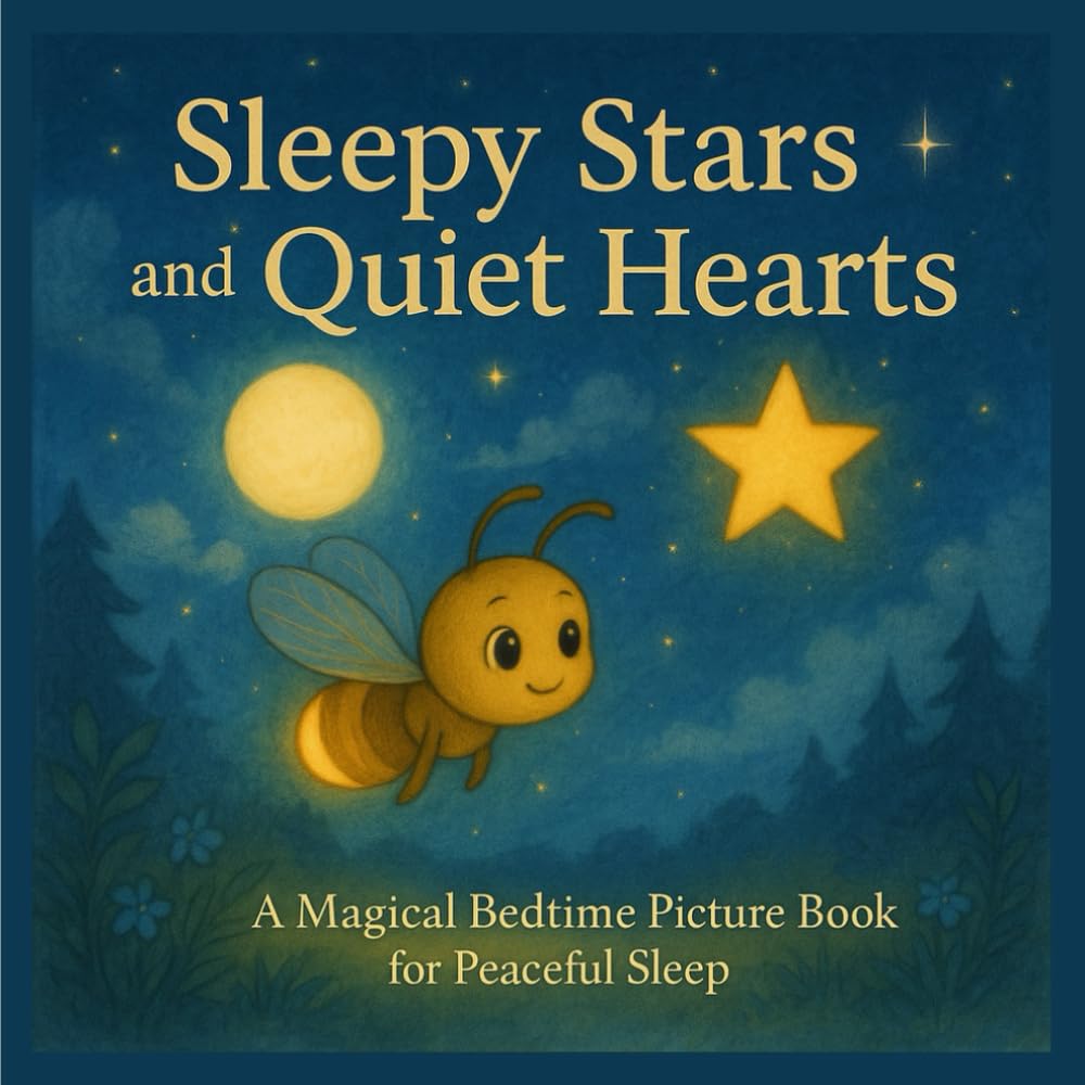 Sleepy Stars and Quiet Hearts: A Magical Bedtime Picture Book for Peaceful Sleep: A Calming Bedtime Story with Gentle Animals, Sleepy Magic, and a Peaceful Night Sky for Toddlers and Preschoolers