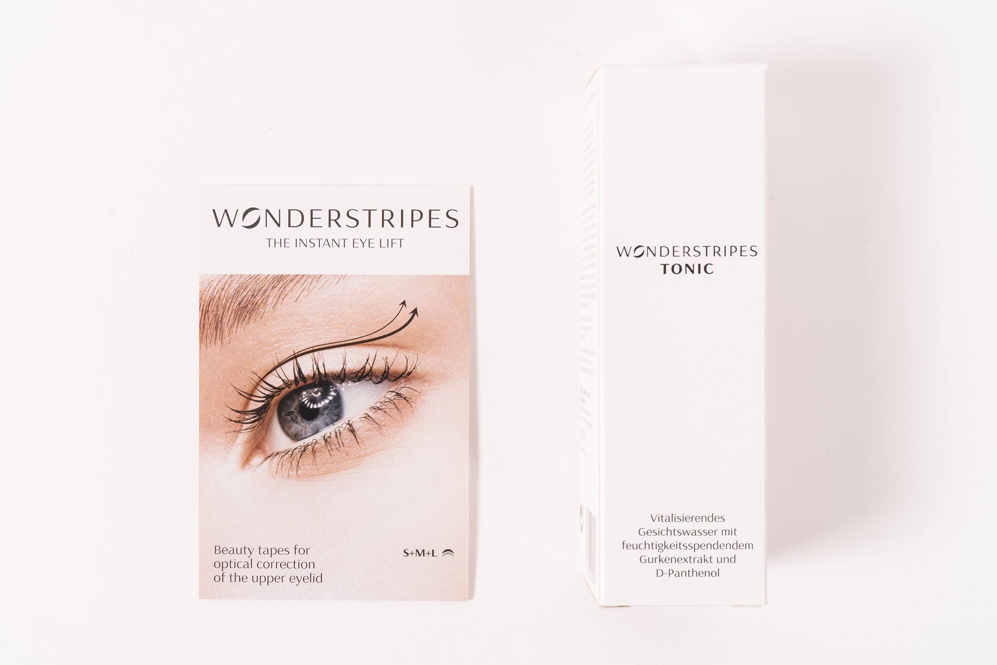 WonderstripesEye Lifting Kit - Includes Hydrating Toner and Eyelid Strips Trial Kit - Contains Small, Medium and Large Eye Strips, 84 Pack