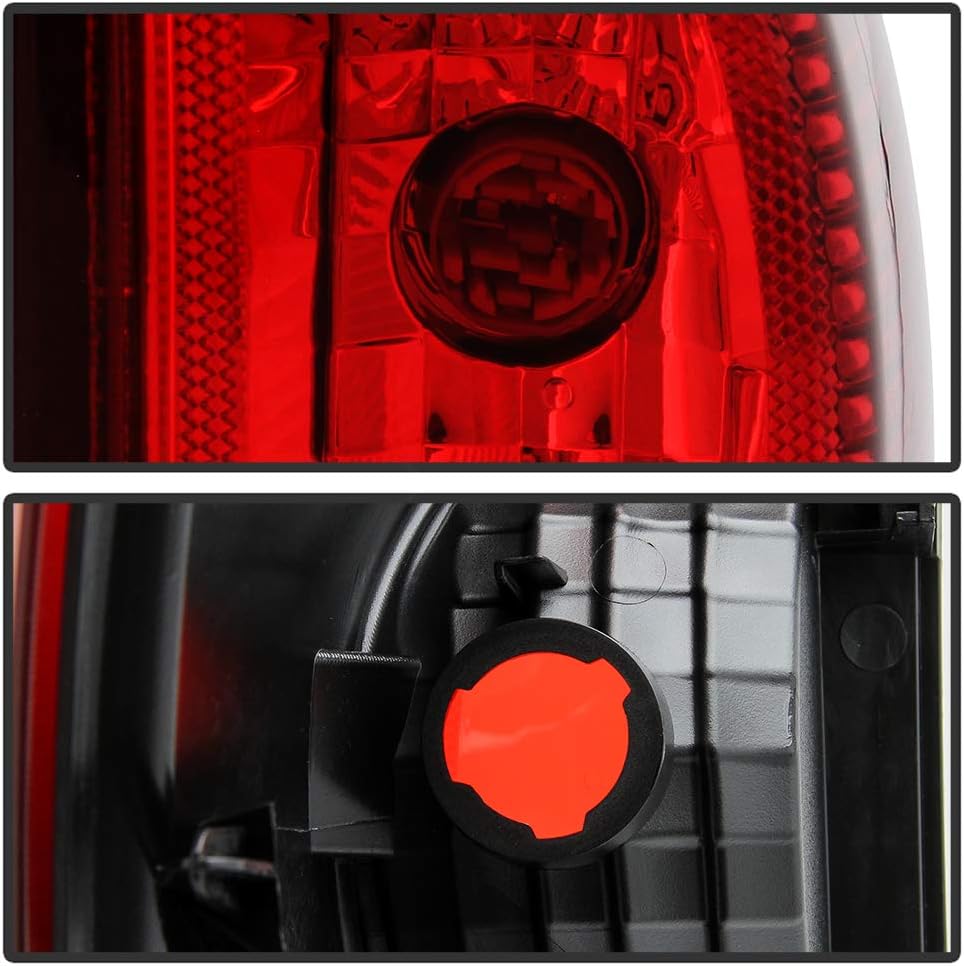 ACANII - For 2002-2006 Chevy Avalanche 1500 2500 Factory Style Tail Lights Brake Lamps Assembly Driver & Passenger Side