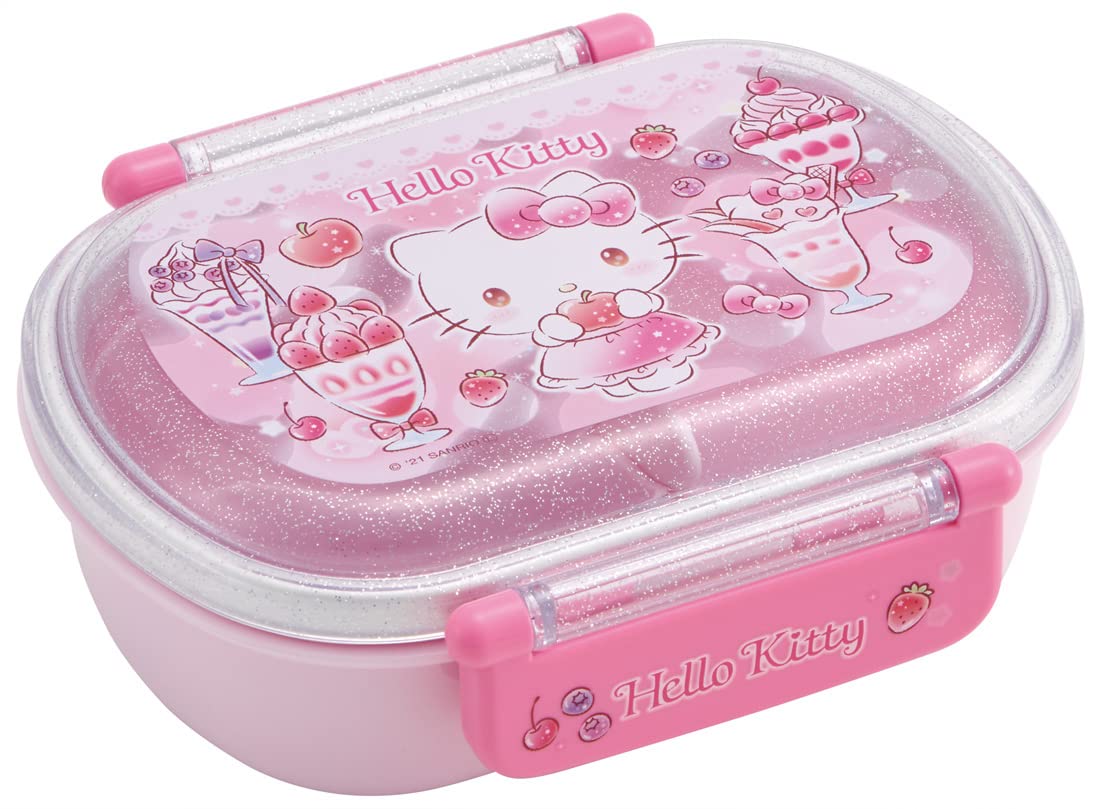 ハローキティ　お弁当箱　お菓子箱　ピンク Amazon｜スケーター 子供用 抗菌 お弁当箱 ふわっと盛れる 360ml