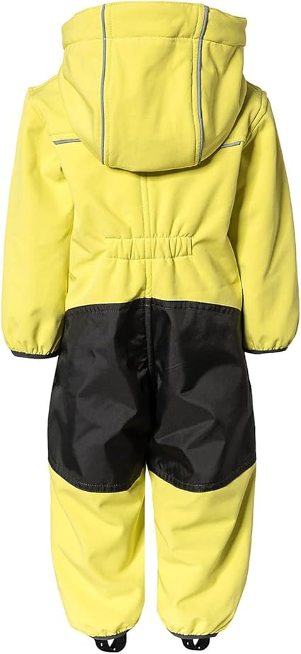 Outburst Skioverall Kinder - Gefüttert & Wasserdicht 10.000 Mm - Gelb - Schneeanzug