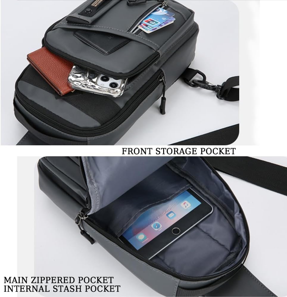 Small Sling Backpack Sling Bag for Women Men, Chest Bag Daypack Crossbody for Travel Sport Running Hiking