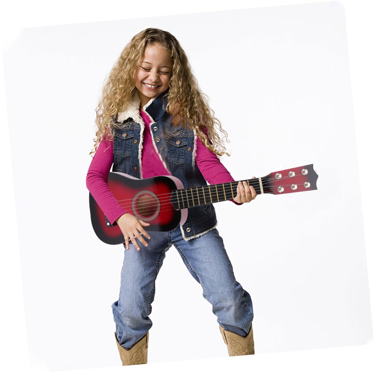 Chitarra per Bambini Principianti 21 Pollici in Legno