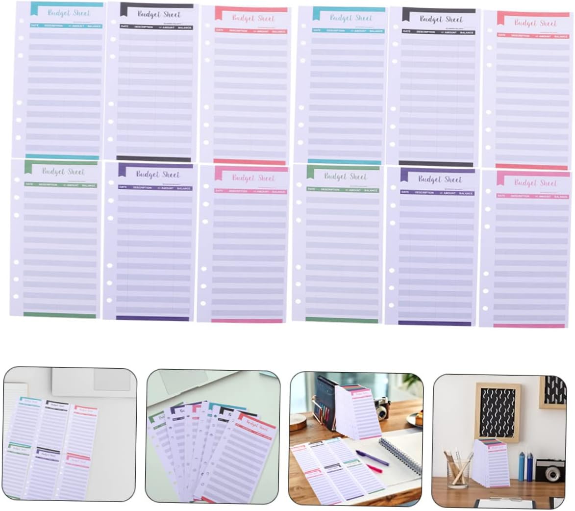 24pcs Portable Budget Planner Cards for Finance Tracking image 5