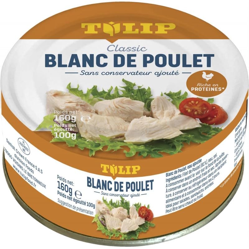 TULIP | Tulip Blanc De Poulet 100G | Lot De (3) | livraison offerte