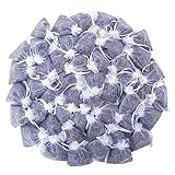 Lavande Sur Terre French Lavender Sachets for Drawers and Closets Fresh Scents, Set of 48, Home Fragrance Sachet for Closets and Drawers, White, LV-S-C-48-2