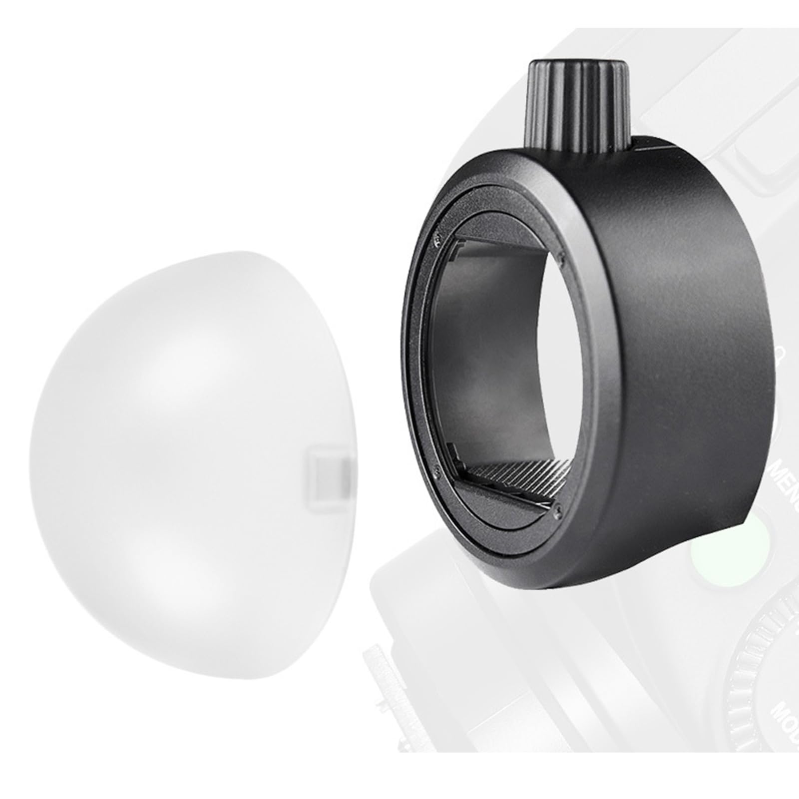 Speedlight Adattatore AKR11 Dome Diffusore AKR12 Scheda di Rimbalzo per Testa Rotonda Lampeggiante Migliora Fotografia Illuminazione