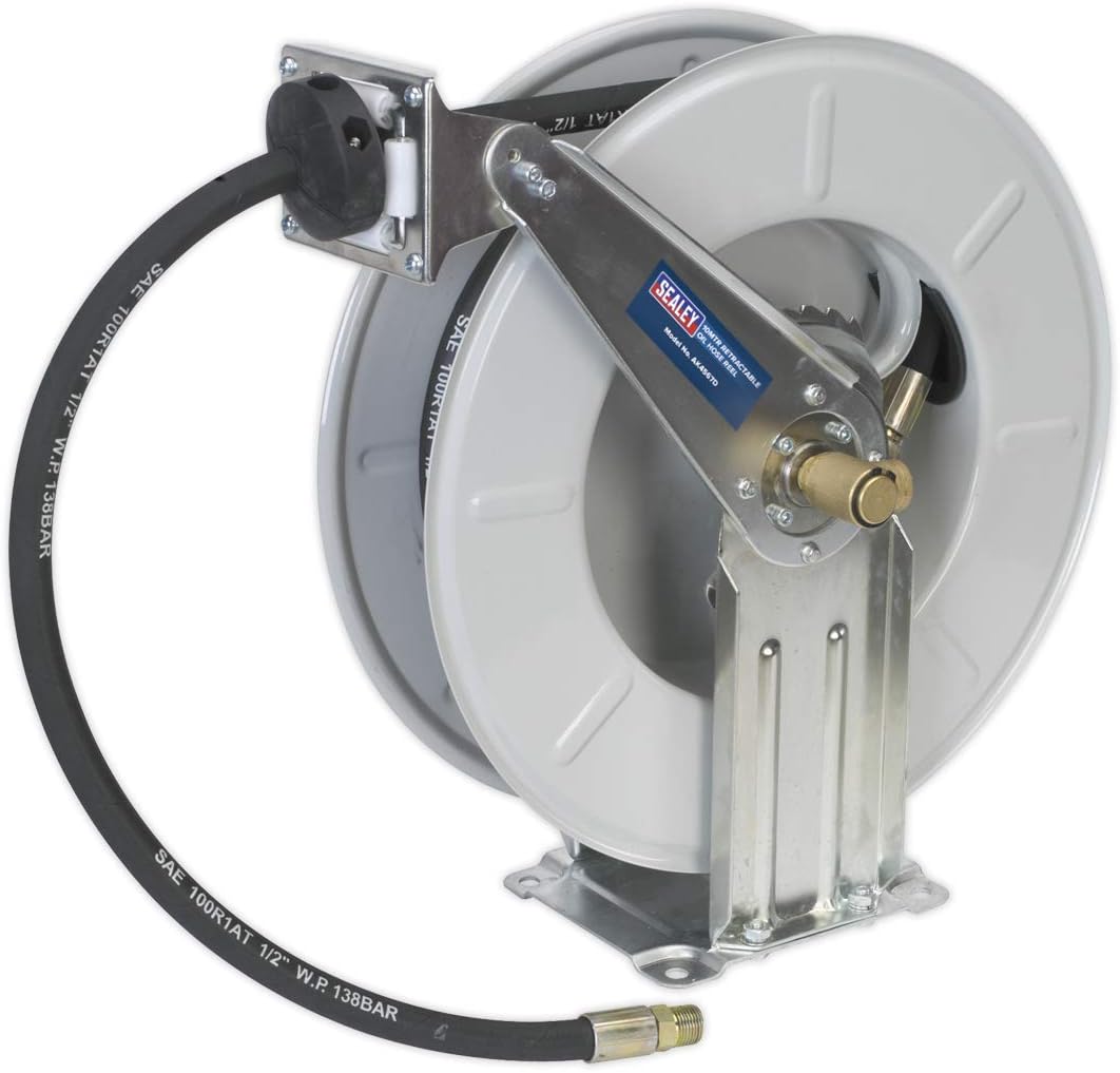 Sealey AK4567D Oil Hose Reel Retractable 10m