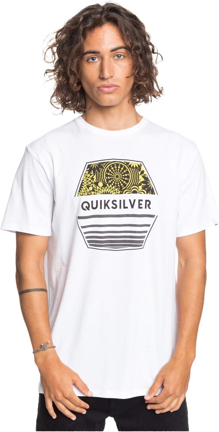 Quiksilver Drift Away Short Sleeve T-Shirt in White