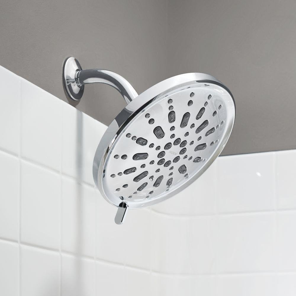 Moen 21530 Intensity 2.0 GPM Multi-Function Rain Shower Head, Chrome