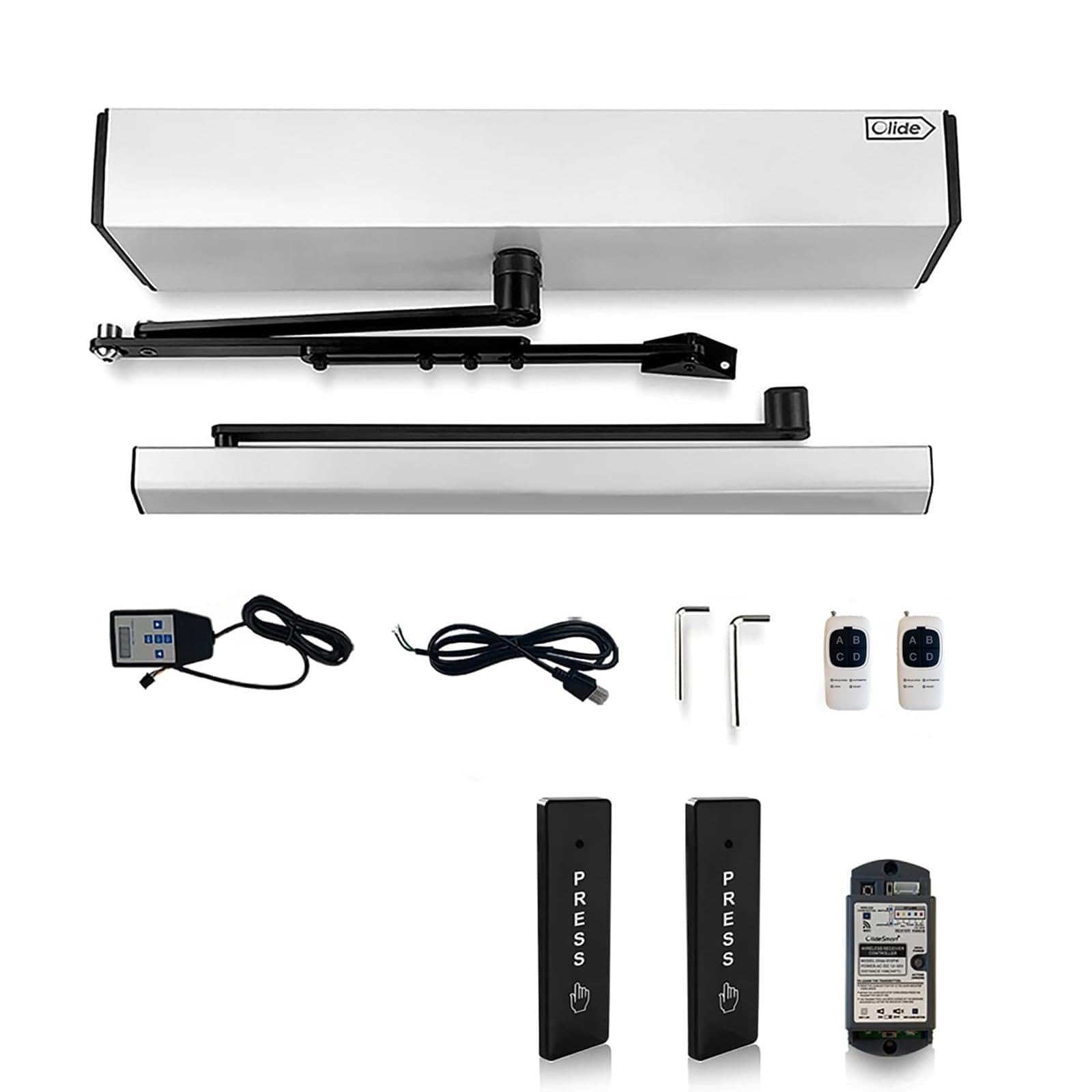 Kit Apriporta Automatico A Filo | Per Porte A Battenti Fino A 100kg | Con Telecomando E Sensore - Foto 11