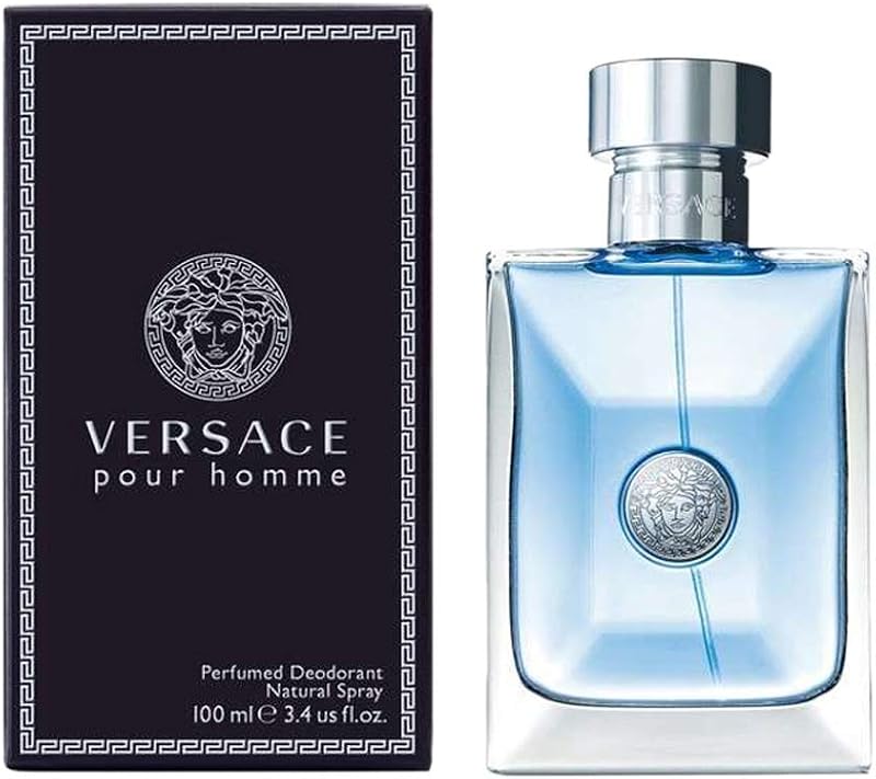 Versace Pour Homme para hombre desodorante en spray perfumado de 3,4 oz |
