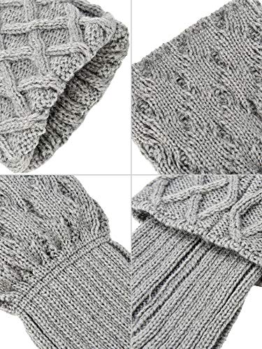 Pangda 6 Pairs Womens Boot Socks Short Leg Warmers Winter Crochet Knitted Leg Warmers Socks Assorted Color3