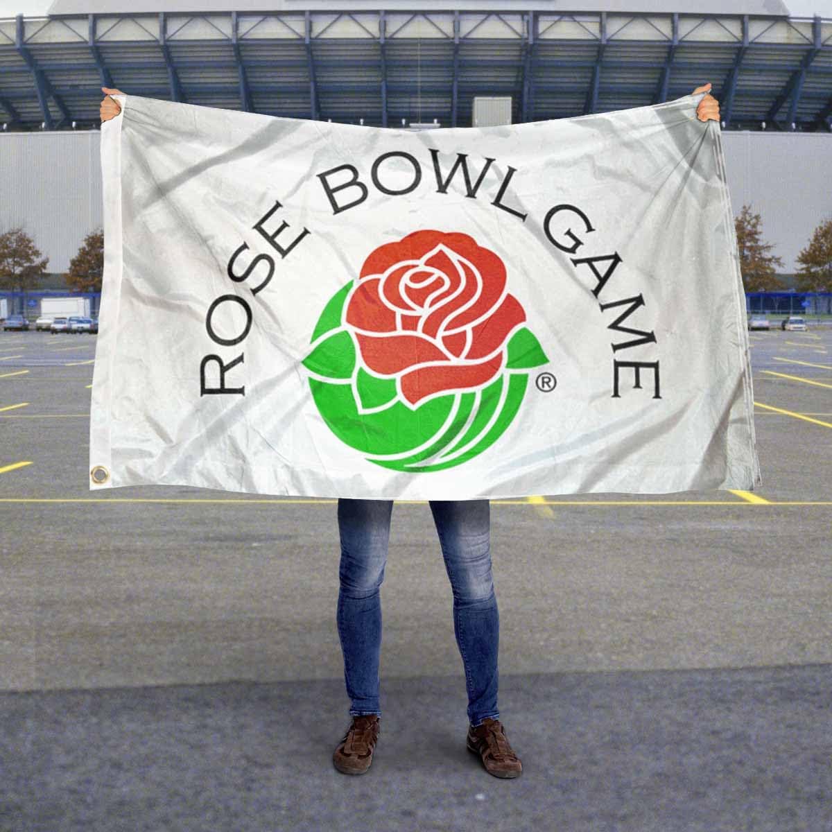 Rose Bowl Logo Flag Large 3x5
