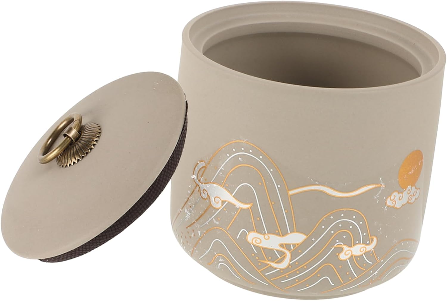 TOYANDONA Ceramic Pet Keepsake Urn Small for Cat Ashes Keepsake Jar Pet Cremation Urn for Dogs